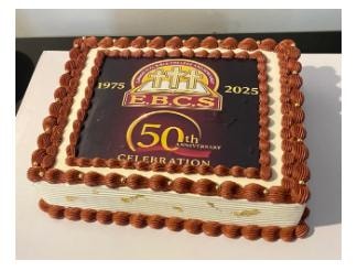 50th Anniversary EBCS Celebration Cake